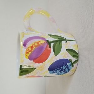 New Starbucks by Bellini Italy Floral Painted Mug